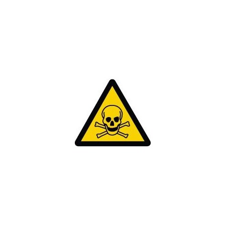 ISO WARNING SAFETY LABEL TOXIC LSGW1542